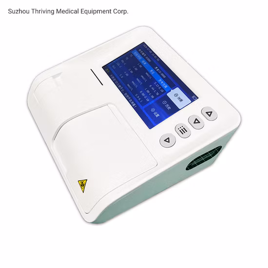 Hc-B009d Precio barato Pantalla táctil Semi-Auto portátil Analizador de química y coagulación